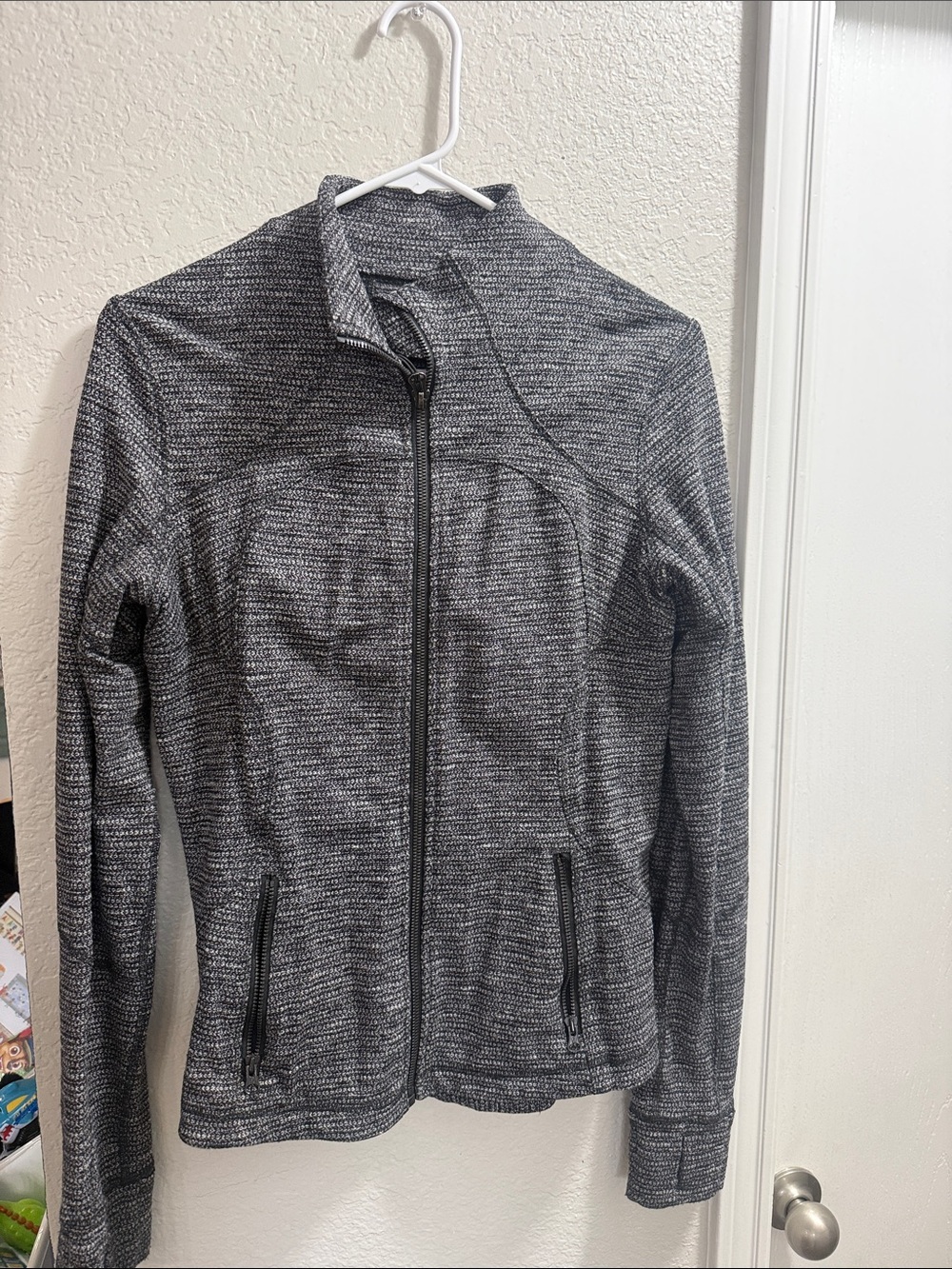 lululemon athletica Charcoal Full-Zip Utility Jacket